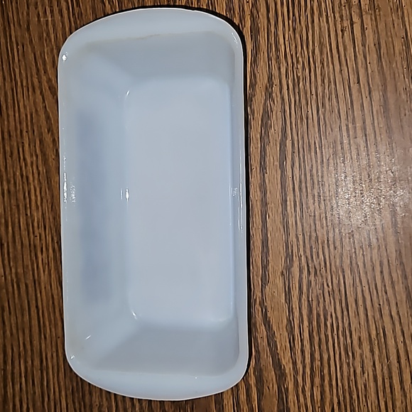 GLASBAKE Brown Flower Power Pennsylvania Dutch Loaf Pan-j522-EC - Picture 2 of 11